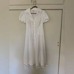 White Polka Dot Dress